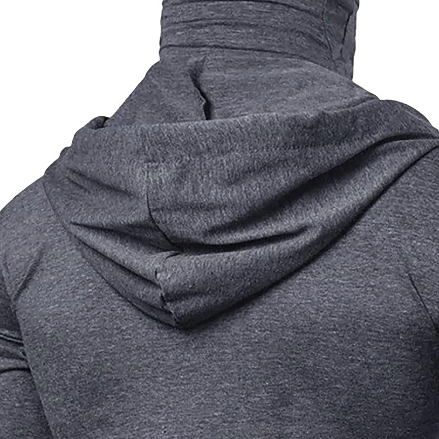Ymosrh Mens Shirts with Hoodies Long Sleeve T Shirts Athletic Running Gym Workout Casual Hooded Tee Top Shirt, M-3XL