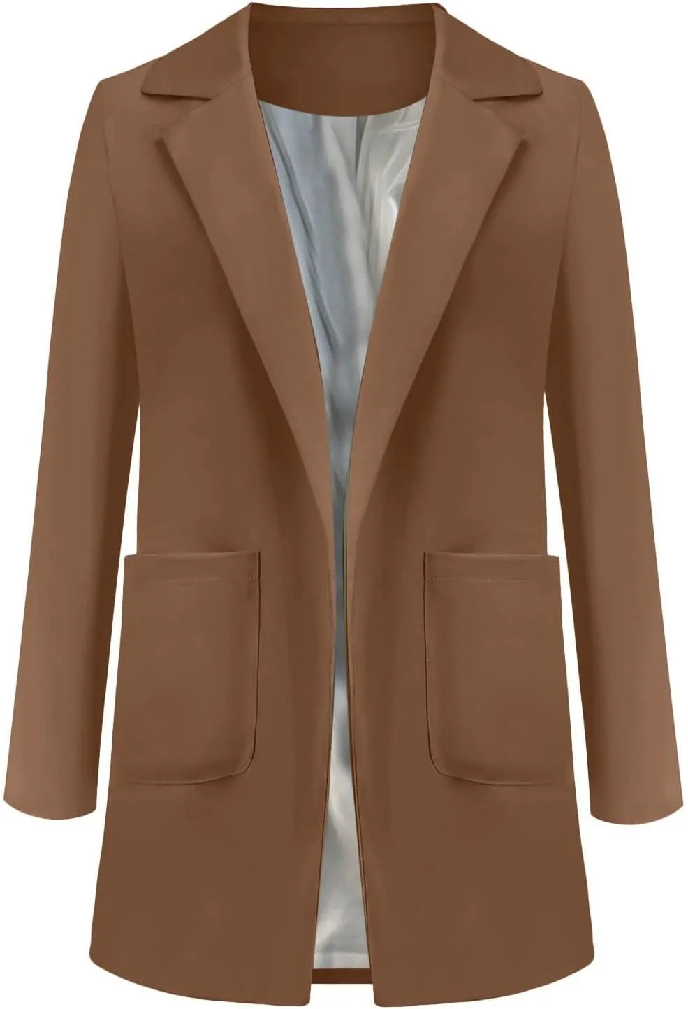 ZEFOTIM Blazers for Women Print Light Weight Trendy Trench Coats Ladies Work Professional Fashion Casual Jackets