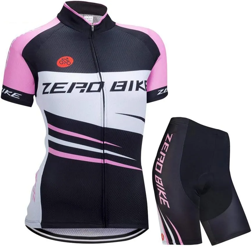 ZEROBIKE® Women's Short Sleeve Cycling Jersey Jacket Cycling Shirt Quick Dry Breathable Mountain Clothing Bike Top